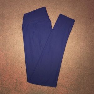 Purple/blue LuLaRoe Leggings